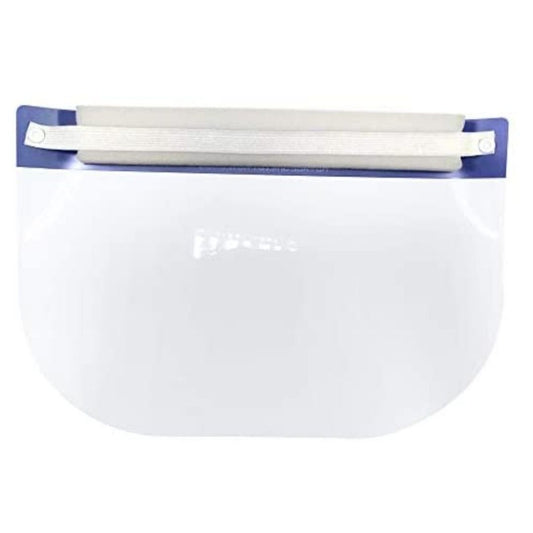 BIPEE 2pcs Safety Face Shield,  Adjustable Elastic Band, Anti-Fog, Full Face